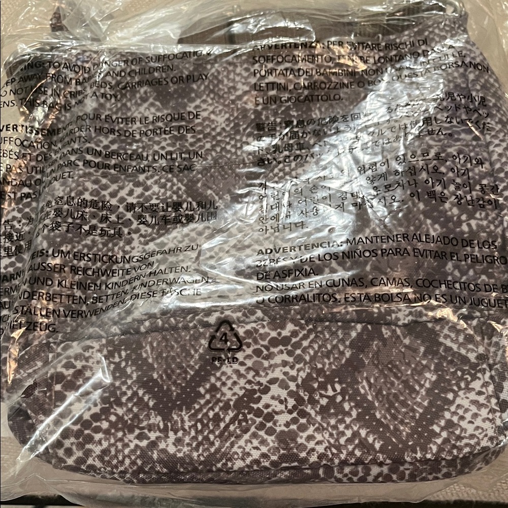Baggallini Tan Python Joey Bagg/NWT - Picture 8 of 8